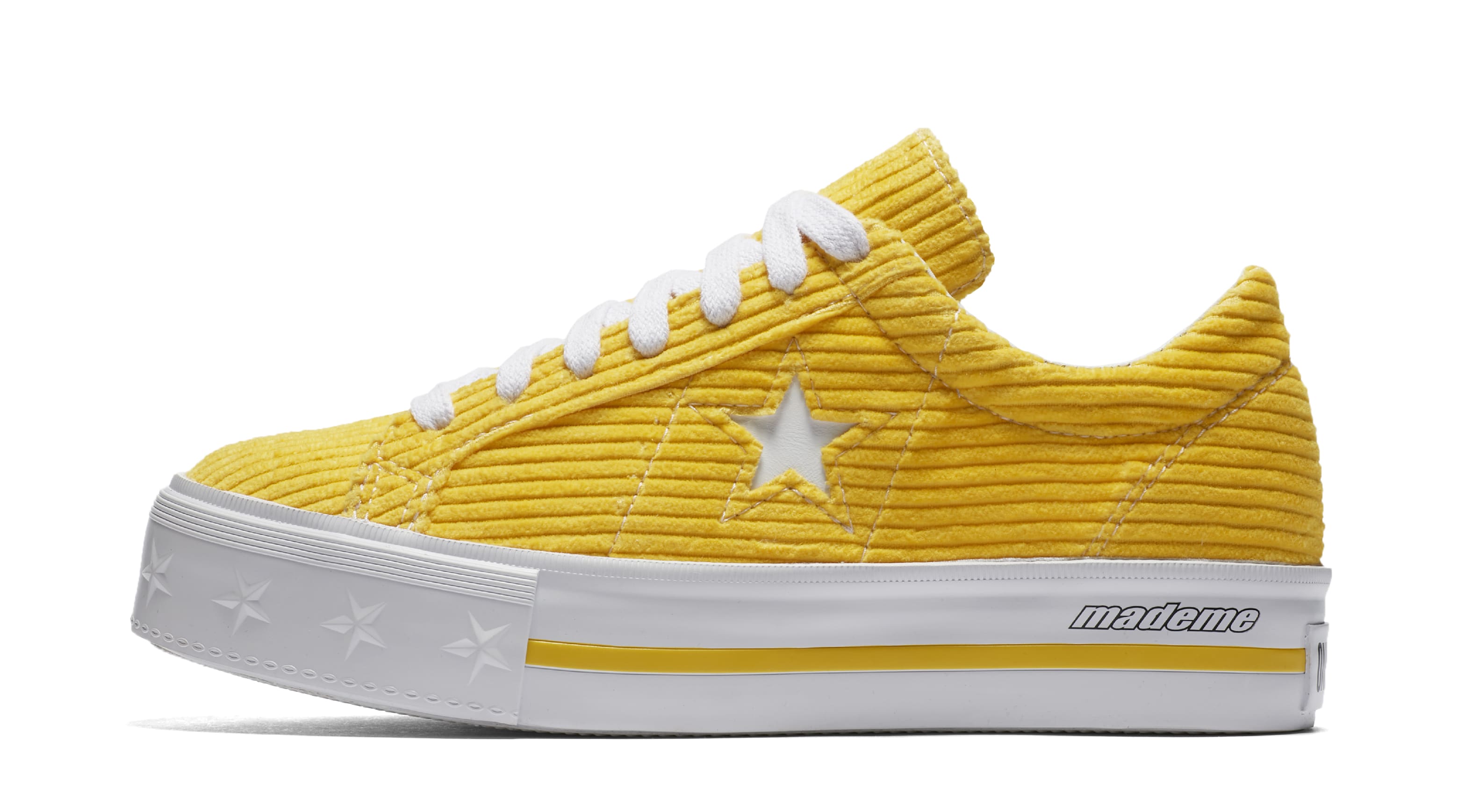 converse one star x mademe corduroy platform sneaker