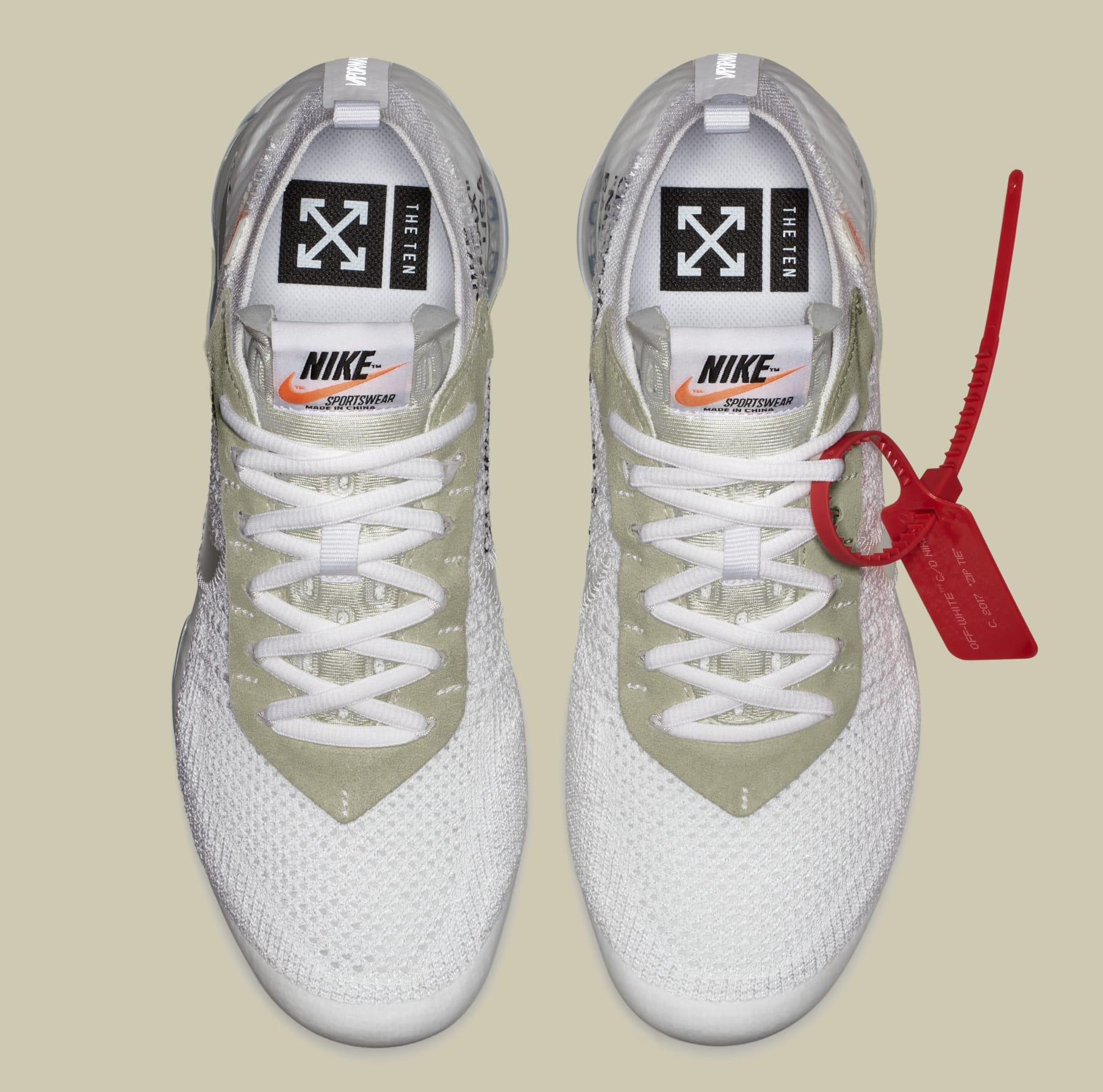 Off White X Nike Air Vapormax White Black Total Orange 31 100 Release Date Sole Collector