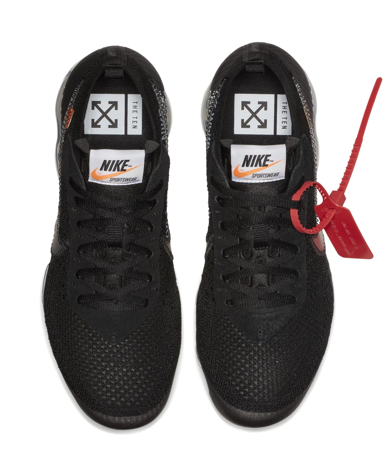 Off White X Nike Air Vapormax Black Total Crimson Clear Snkrs Early Access Sole Collector