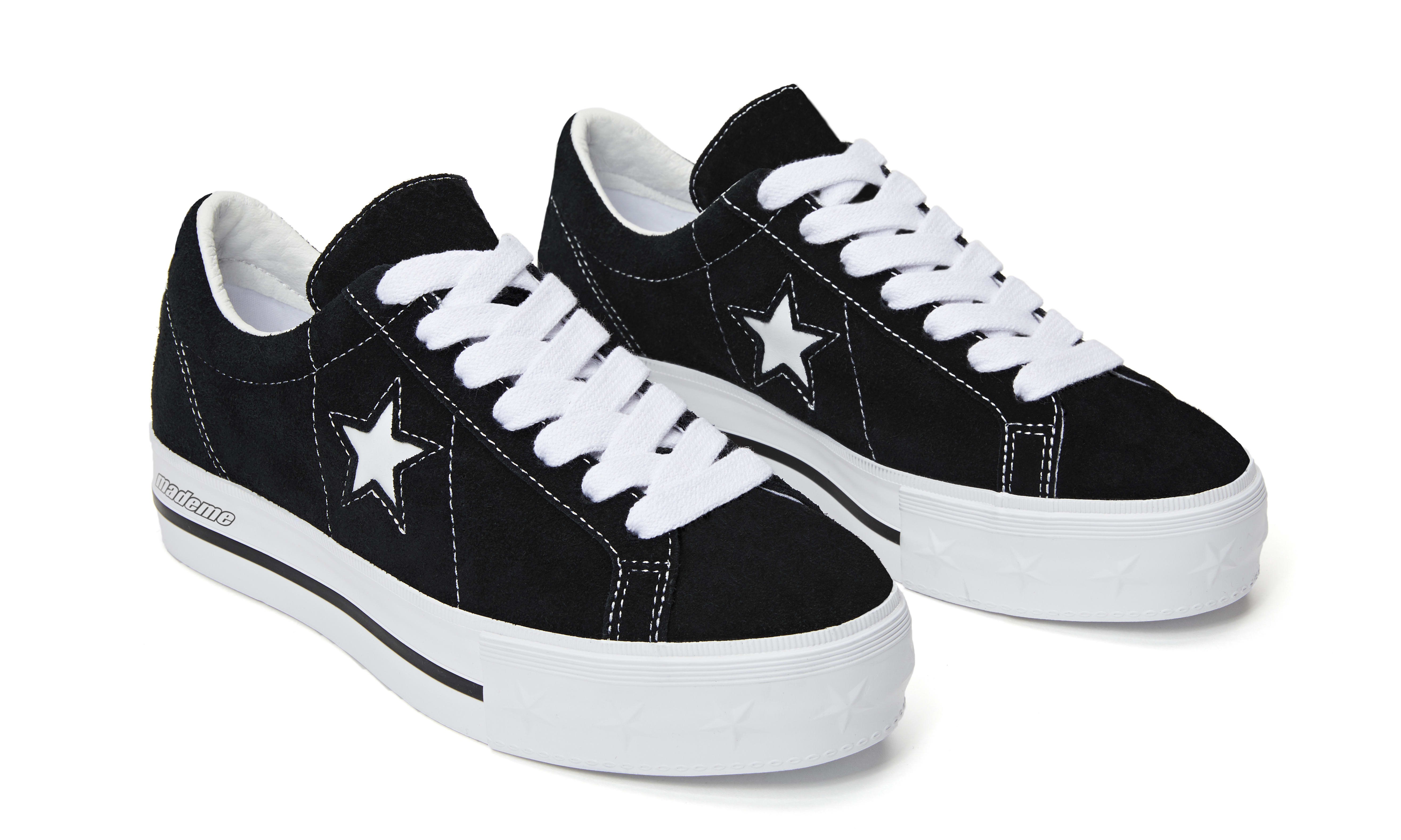 converse one star x mademe corduroy platform sneaker