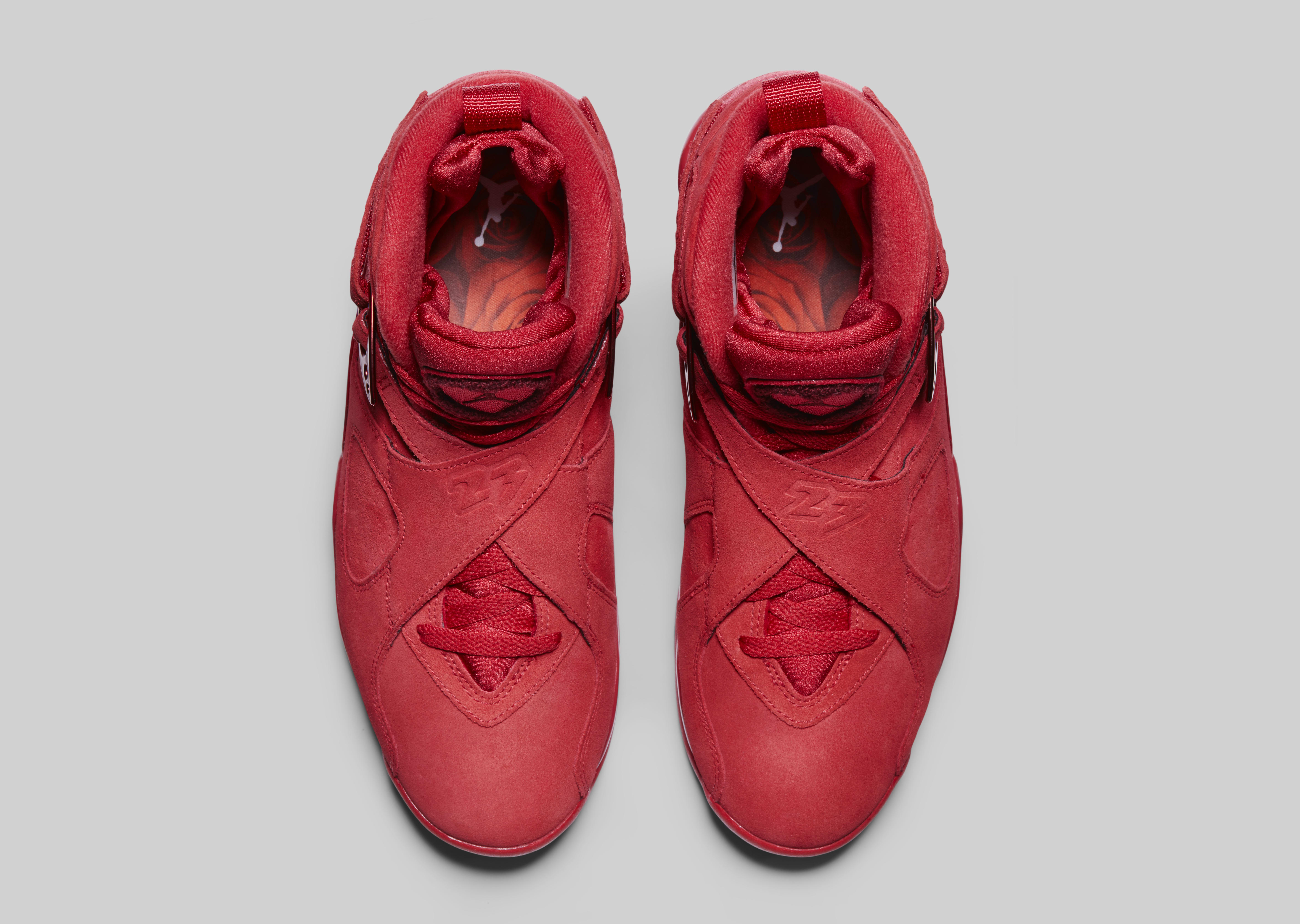 red retro 8 valentine's day