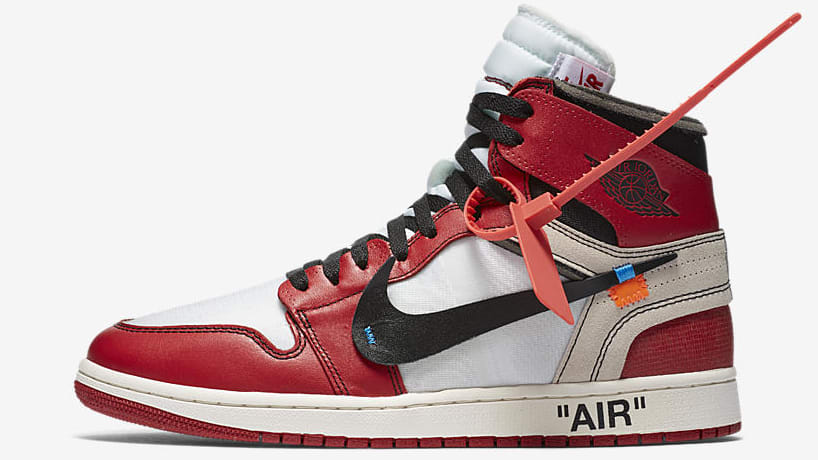 nike jordan off white rosse