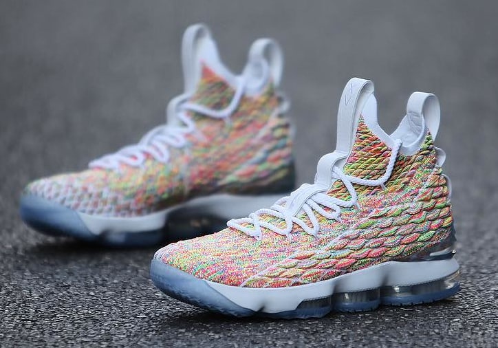 Lebron 15 fruity pebbles kids 2025