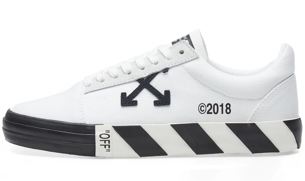 off white low top vans