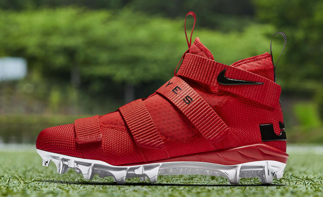 lebron james football cleats