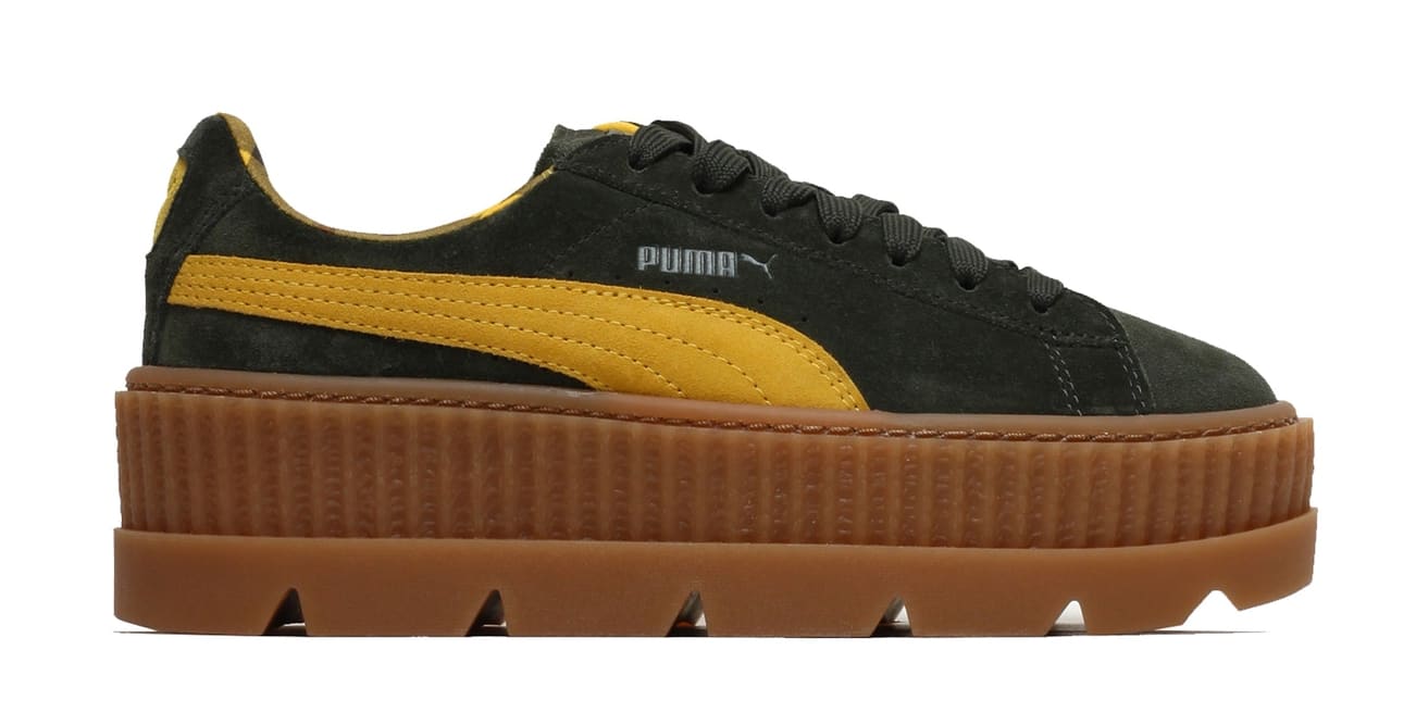 puma fenty trainer kids green