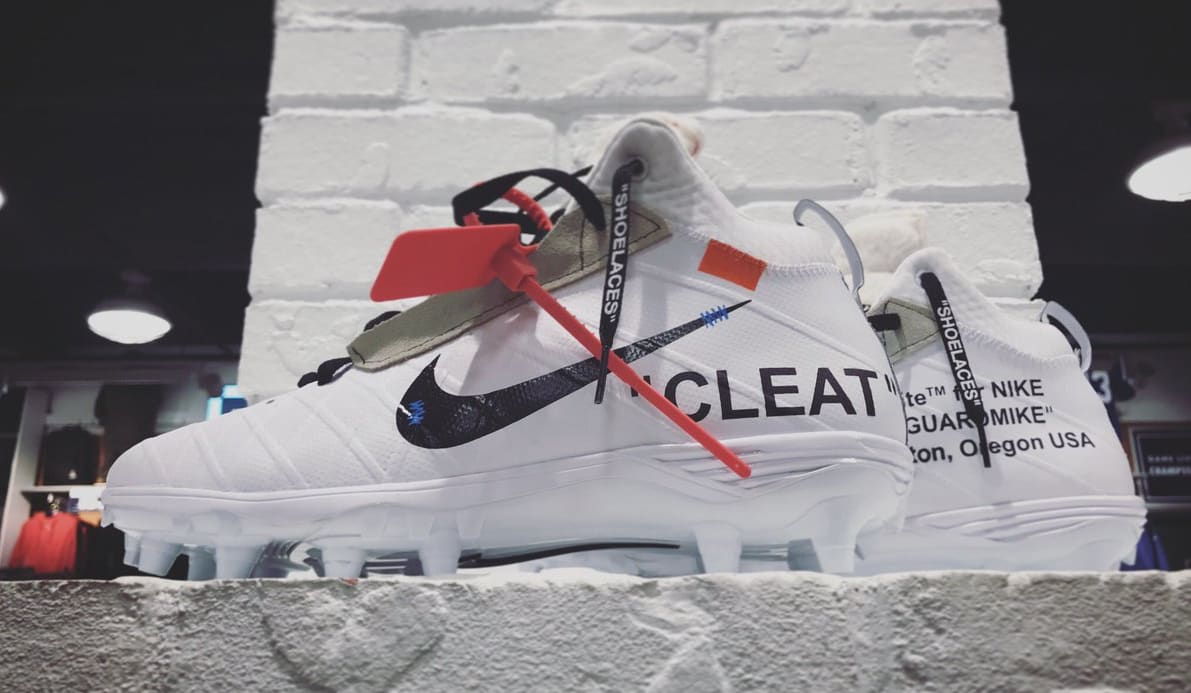 nike off white football cleats