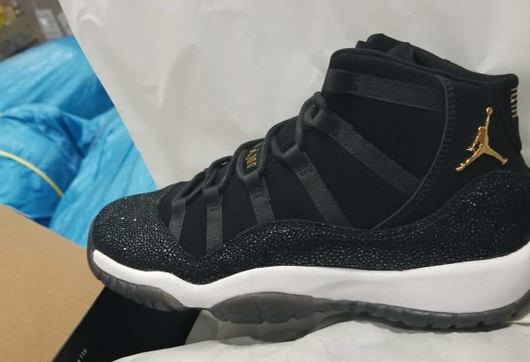 jordan 11 retro black and gold