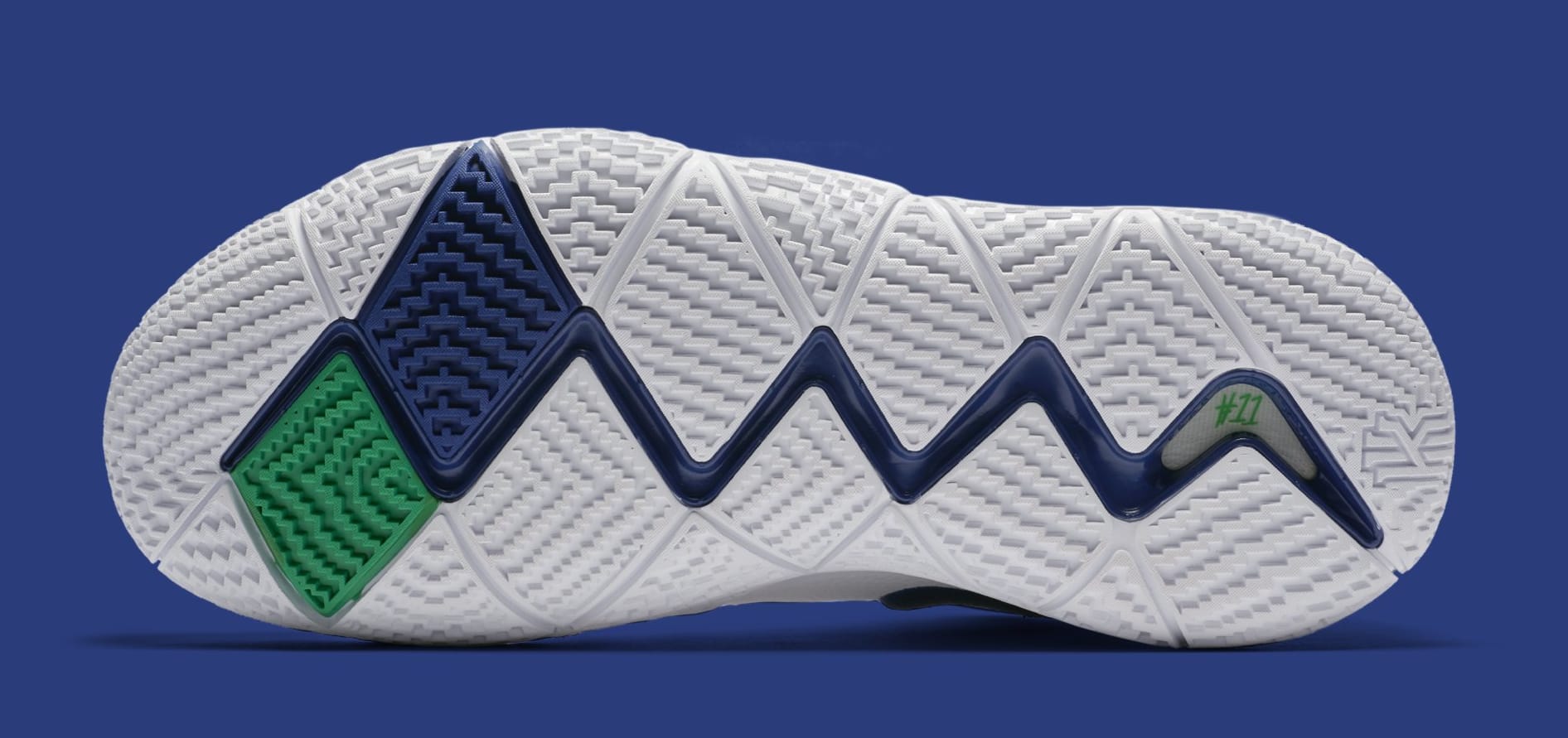 kyrie 4 white royal