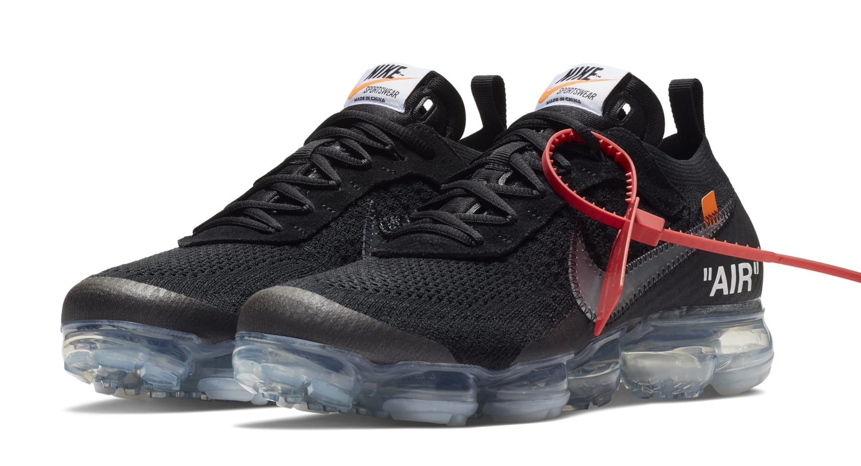 Off White X Nike Air Vapormax Black Total Crimson Clear Snkrs Early Access Sole Collector