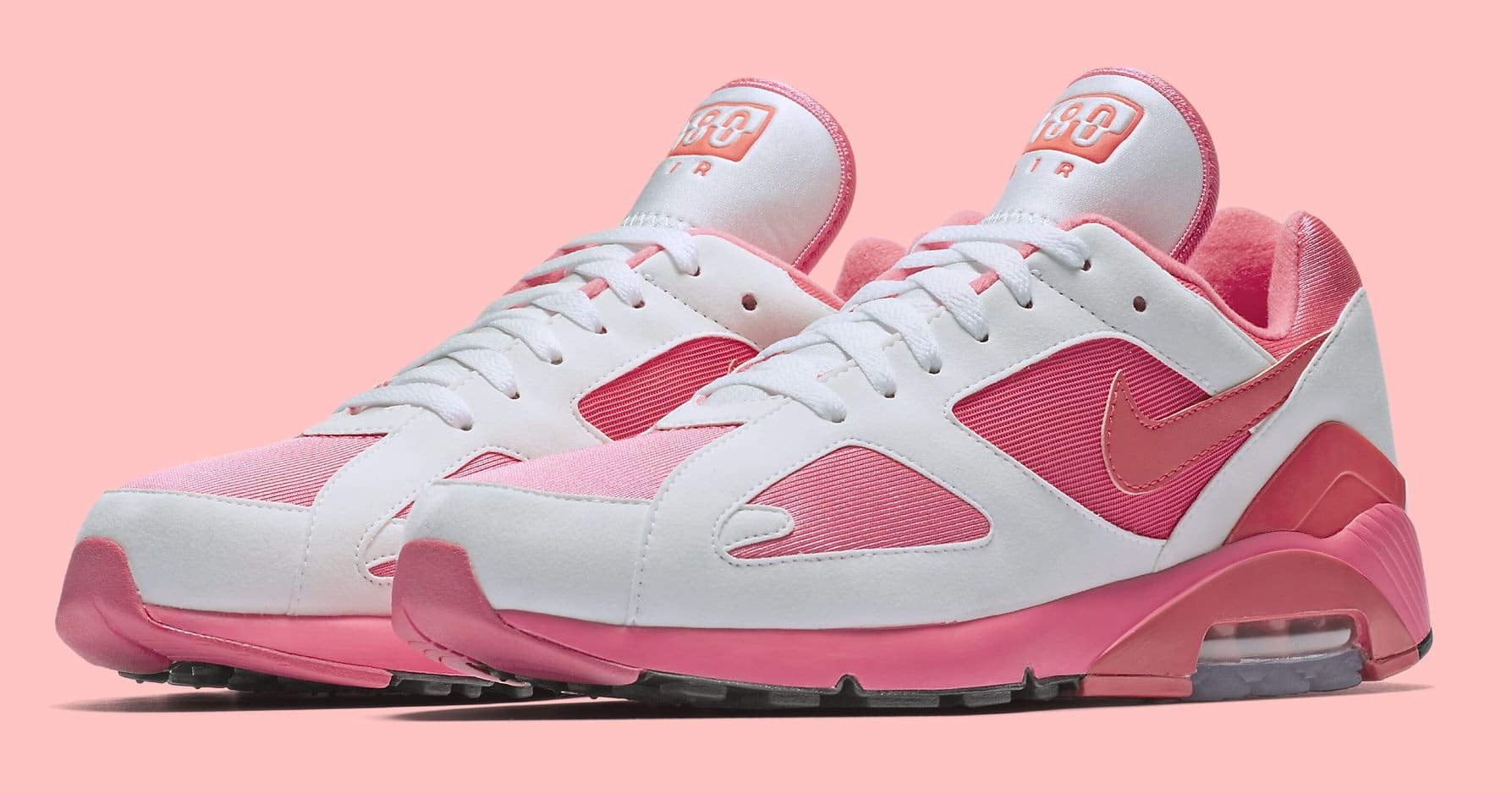 Comme Des Garcons X Nike Air Max 180 Black Ao4641 600 White Ao4641 601 Pink Ao4641 602 Official Images Sole Collector