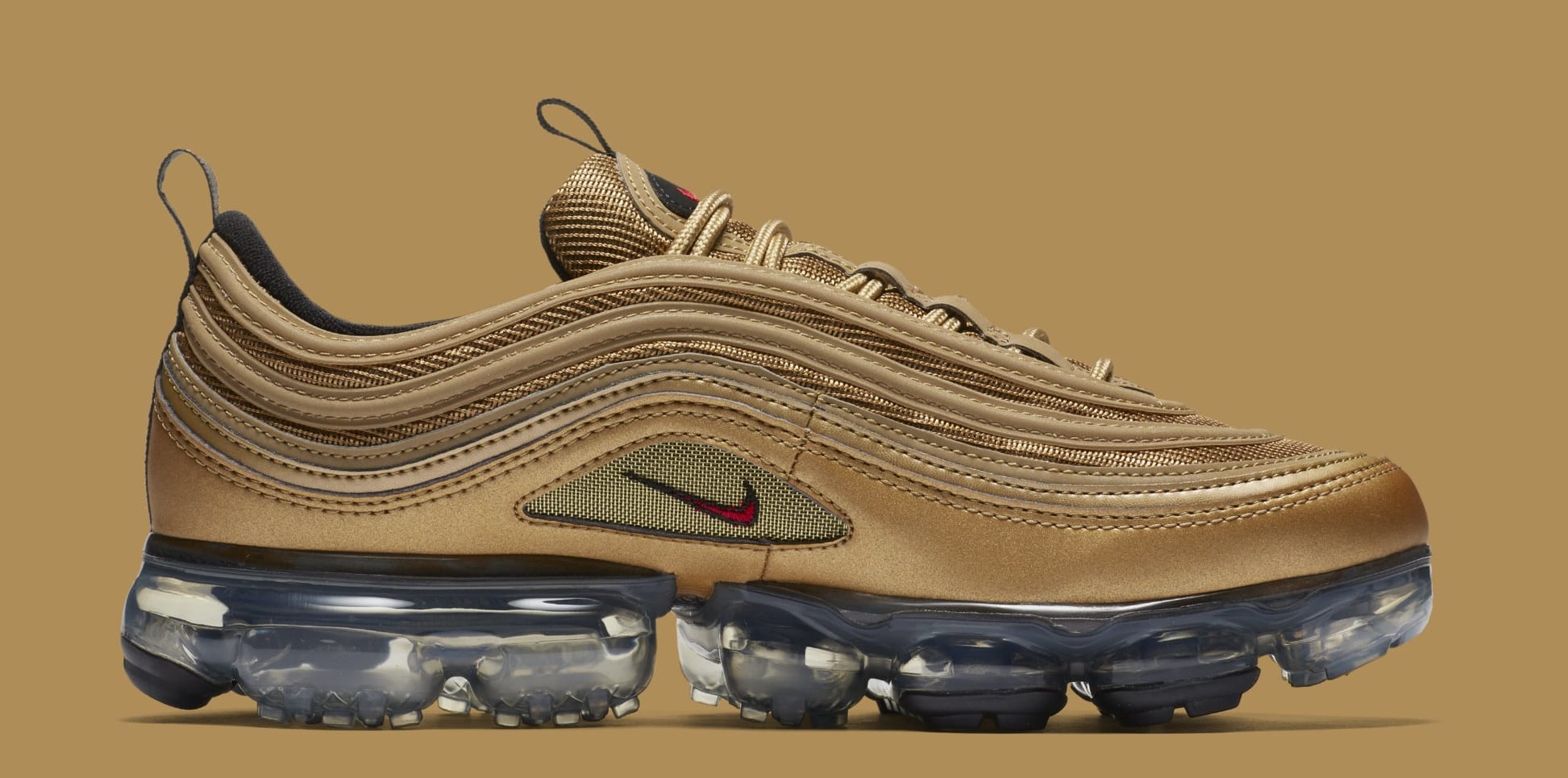 mens nike air vapormax 97 metallic gold