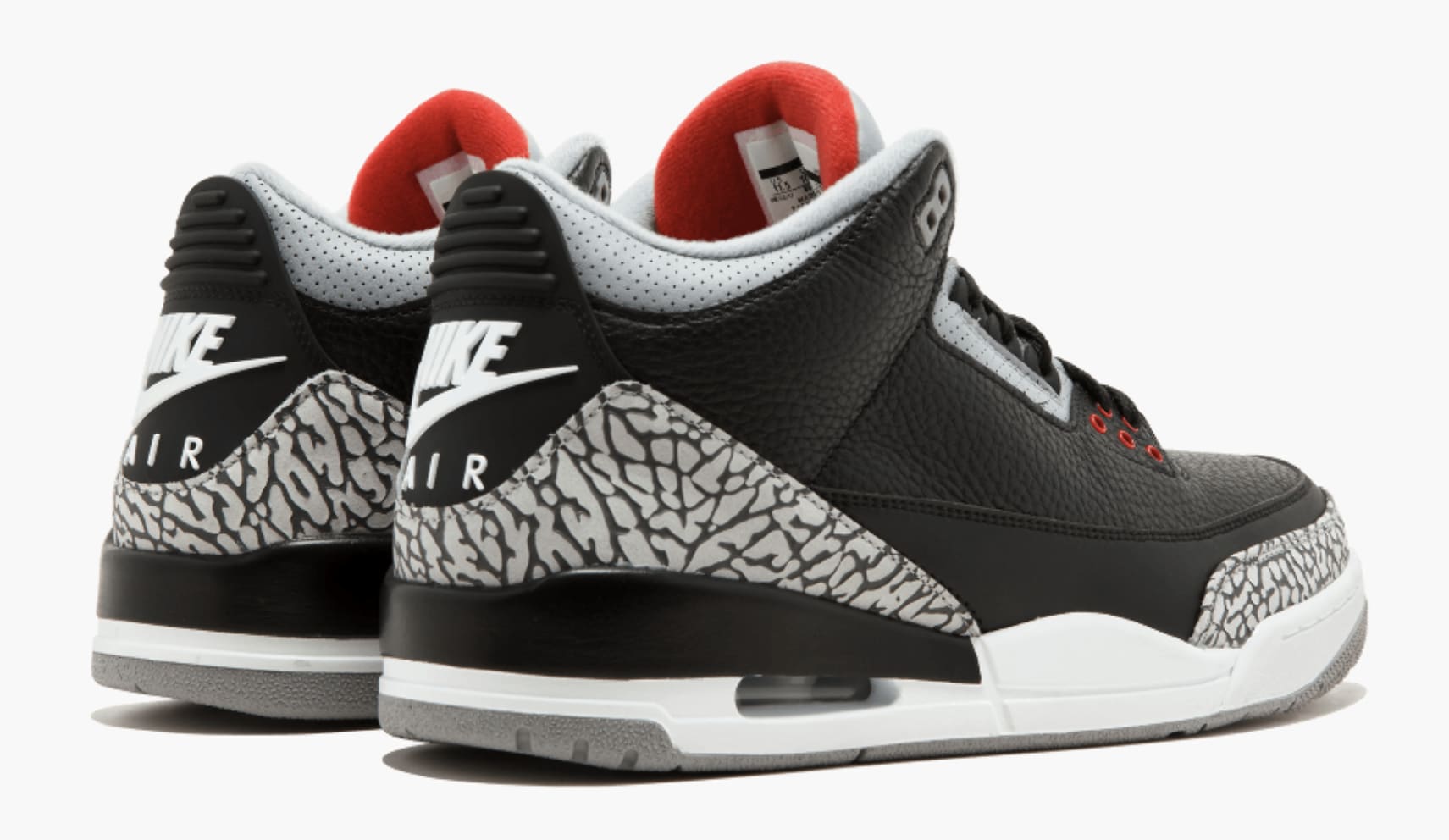 nike air jordan 3 black cement 2018