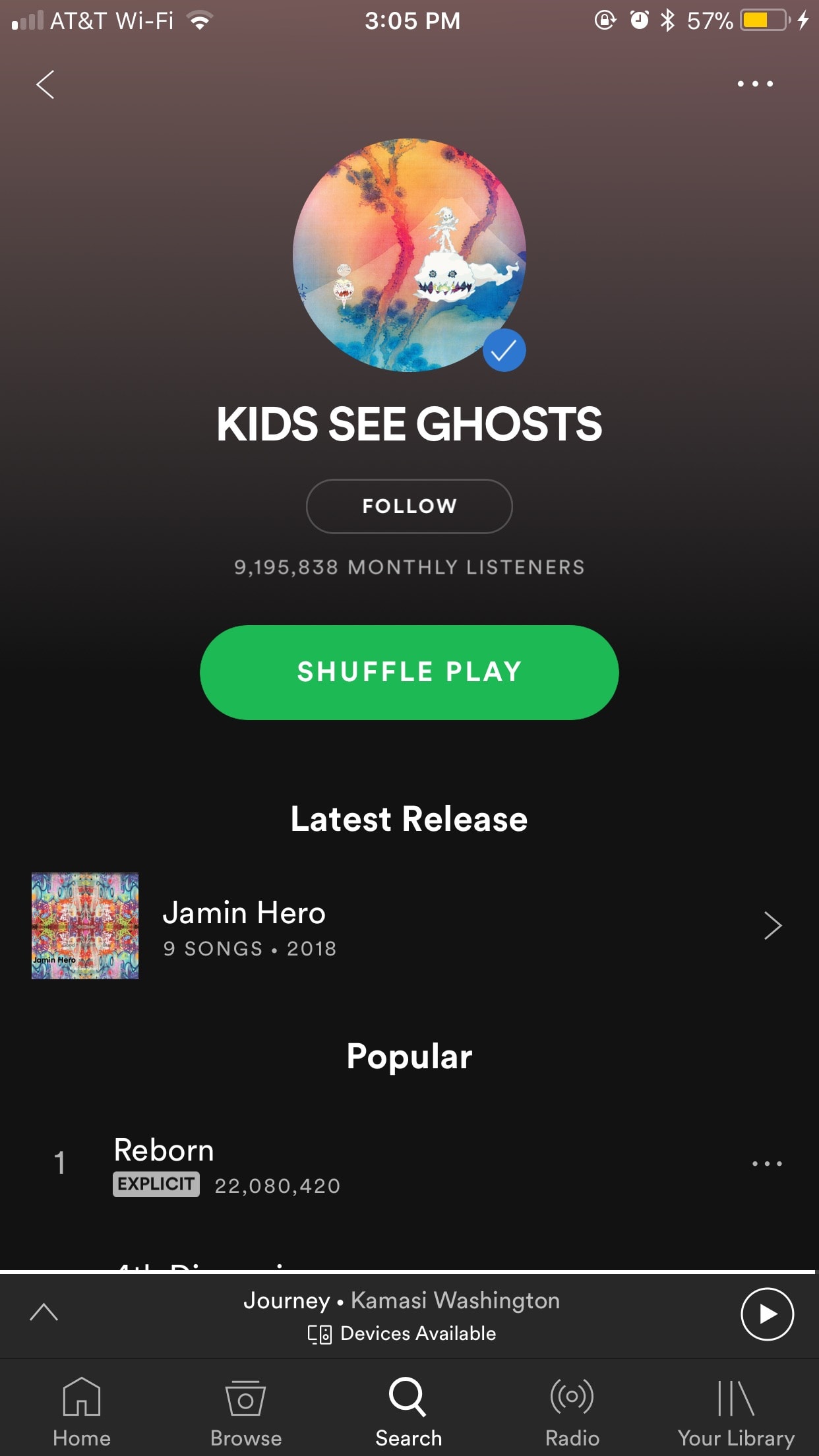 A Non-Kanye/Cudi 'Kids See Ghosts' Album Hit the Actual Group's Spotify