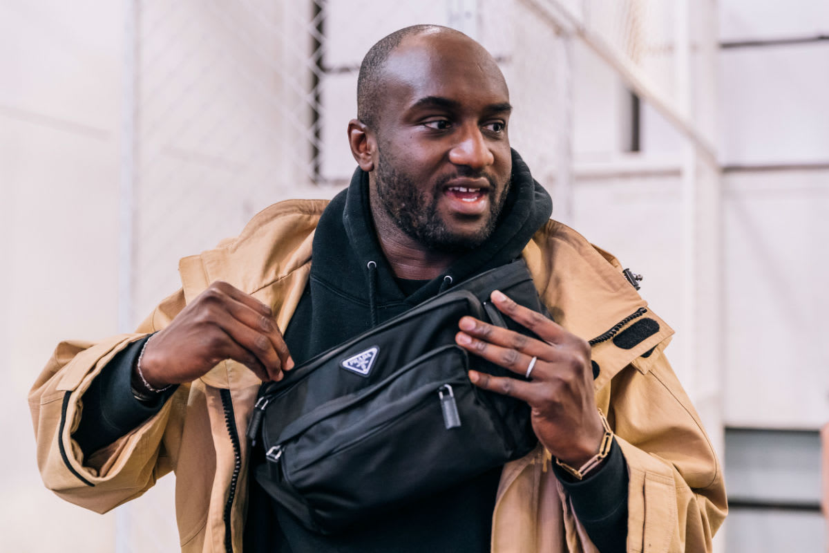 Virgil Abloh, Don C and Travis Scott celebrate Nike Air Force 100 in ...