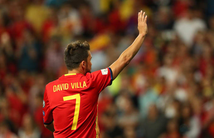 david villa spain jersey