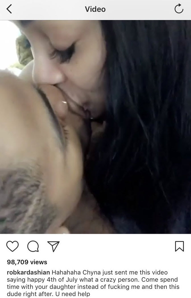 671px x 1044px - Rob Kardashian Posts NSFW Pics of Blac Chyna and Claims She Cheated |  Complex