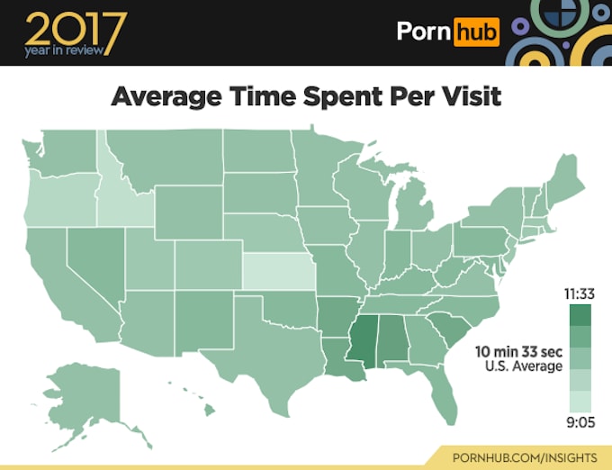 Pornhub Call Of Duty - Pornhub Reveals Most Popular Search Term for Every State ...