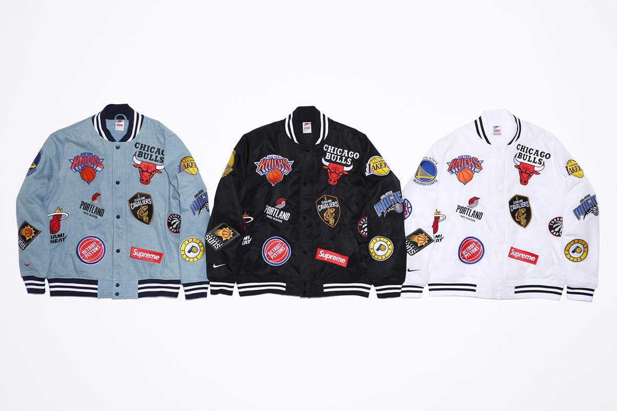 Supreme Reveals Nike x NBA Collection Featuring Jerseys, Jackets, and ...