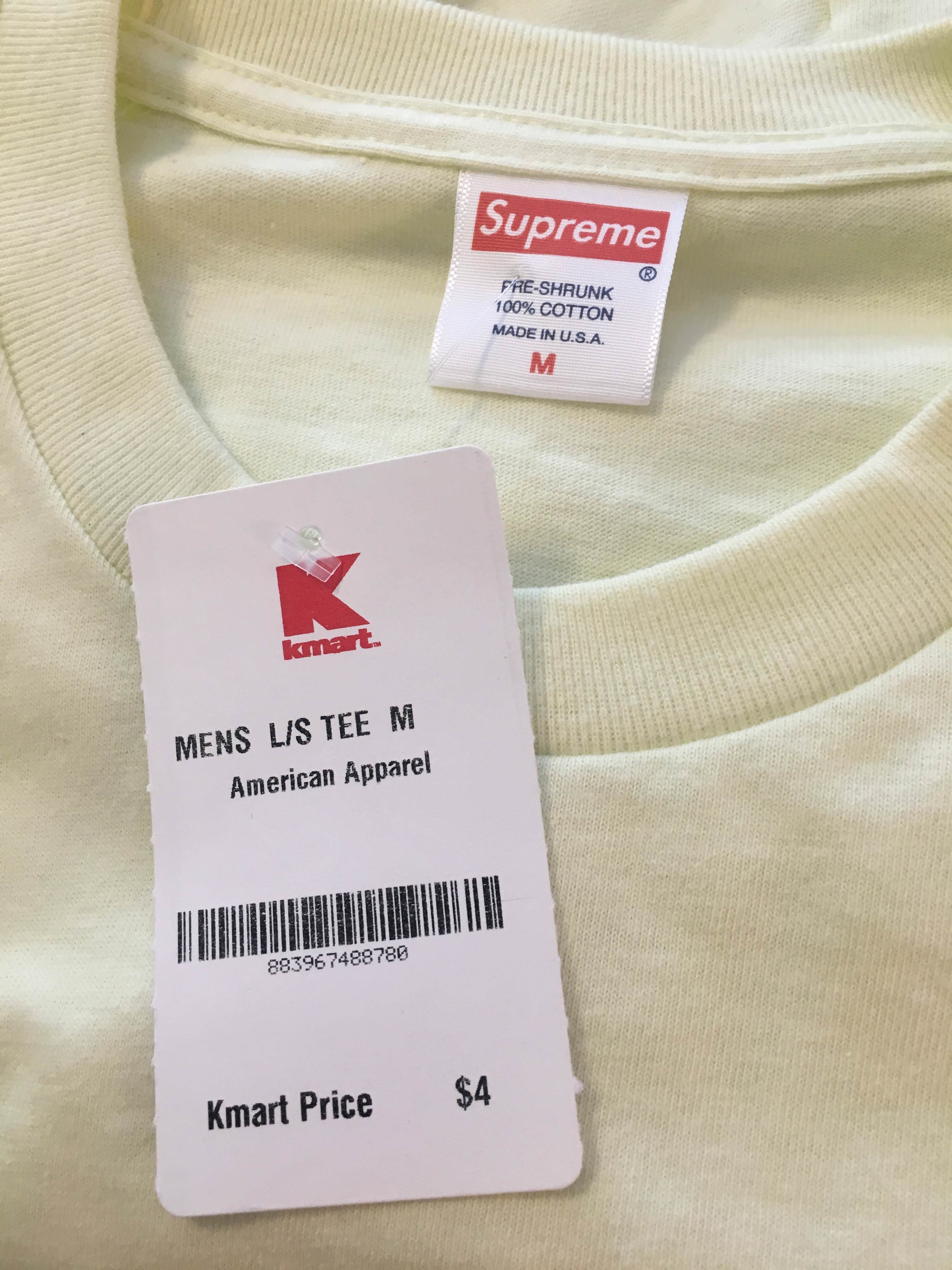 Supreme T-Shirts Pop Up at Kmart for $4 | Complex