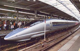 Japan’s high-speed bullet trains