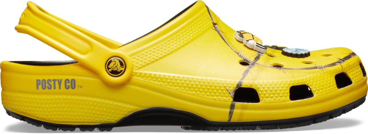 post malone crocs yellow