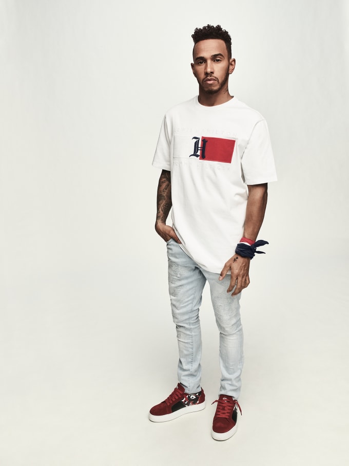 Comparison Target Dent Lewis Hamilton on Collaborating With Tommy Hilfiger | Complex
