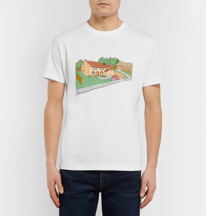 off white simpsons hoodie