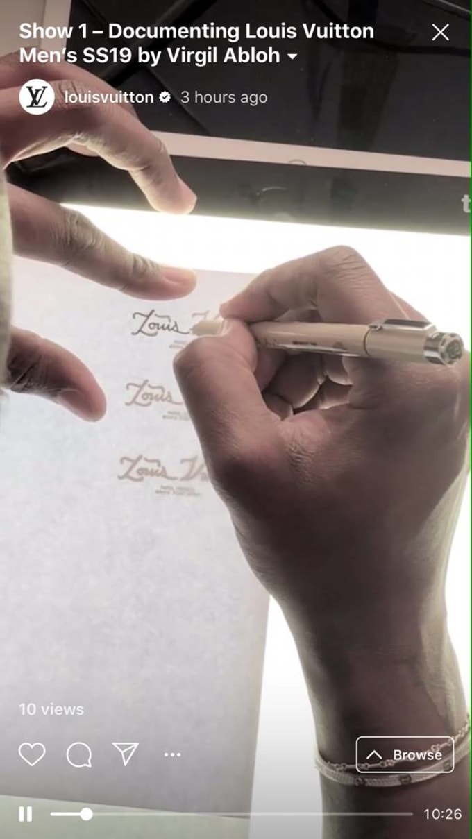Louis Vuitton Instagram