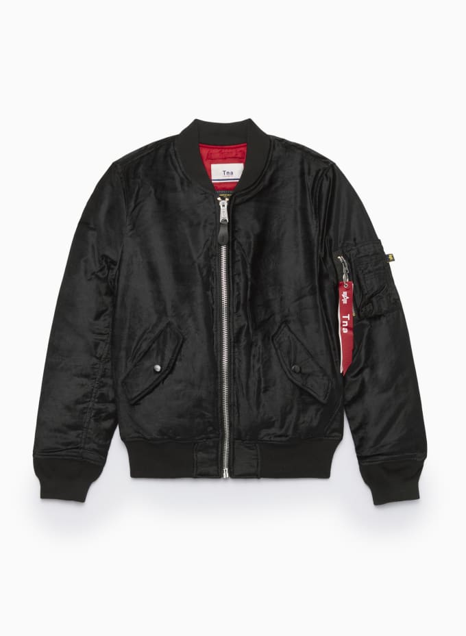 Aritzia Put Its Own Spin on Alpha Industries’ Iconic MA-1 Bomber Jacket ...