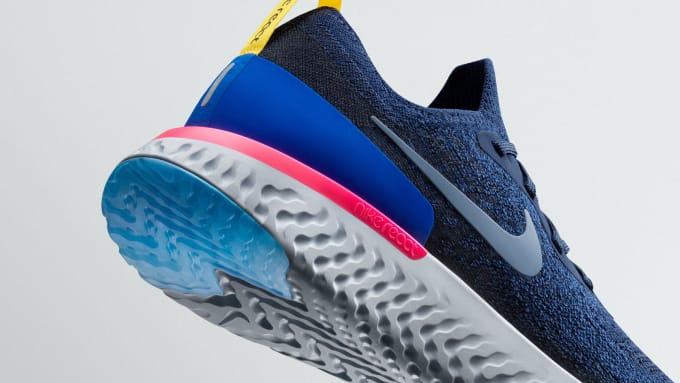 epic react flyknit running shoe