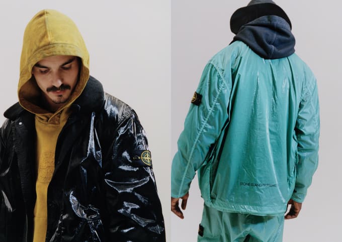 supreme stone island silk jacket