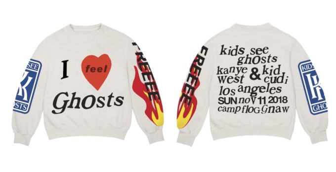 kanye west x kid cudi hoodie