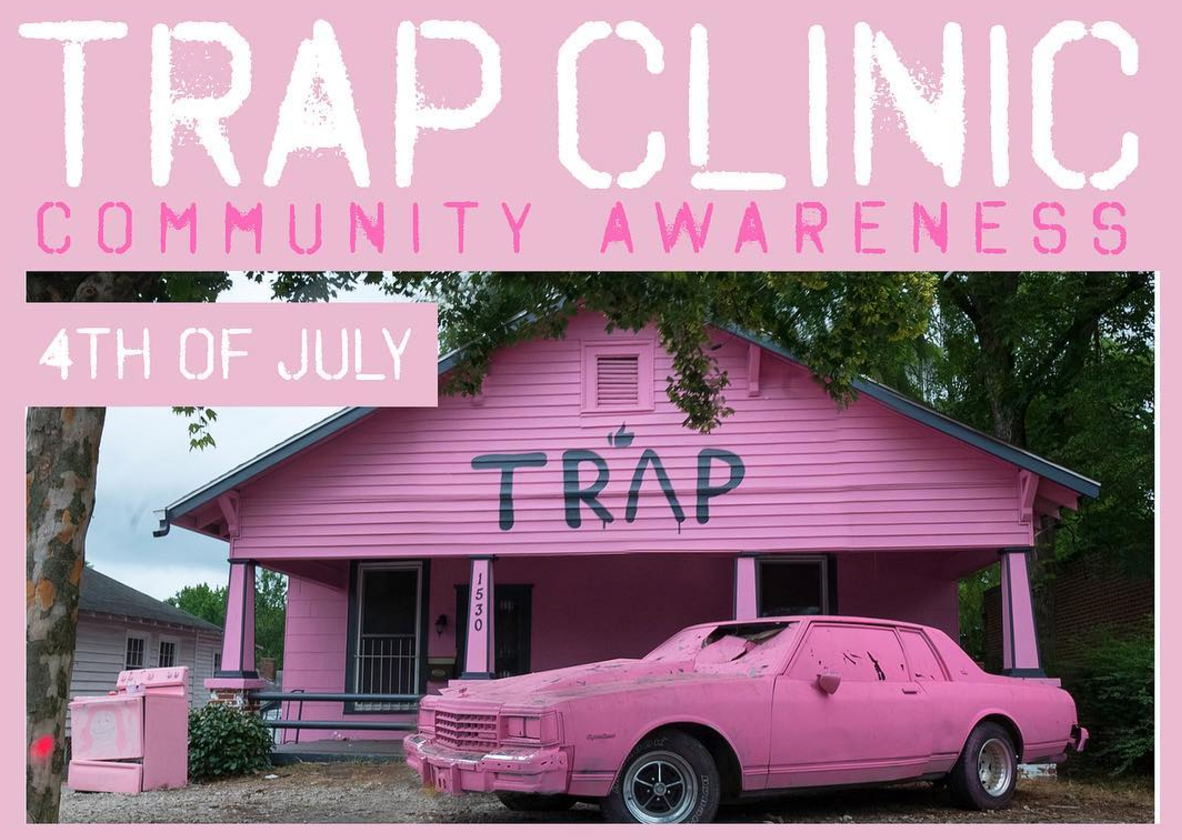 The Pink Trap House has become a popular Atlanta attraction since first pop...