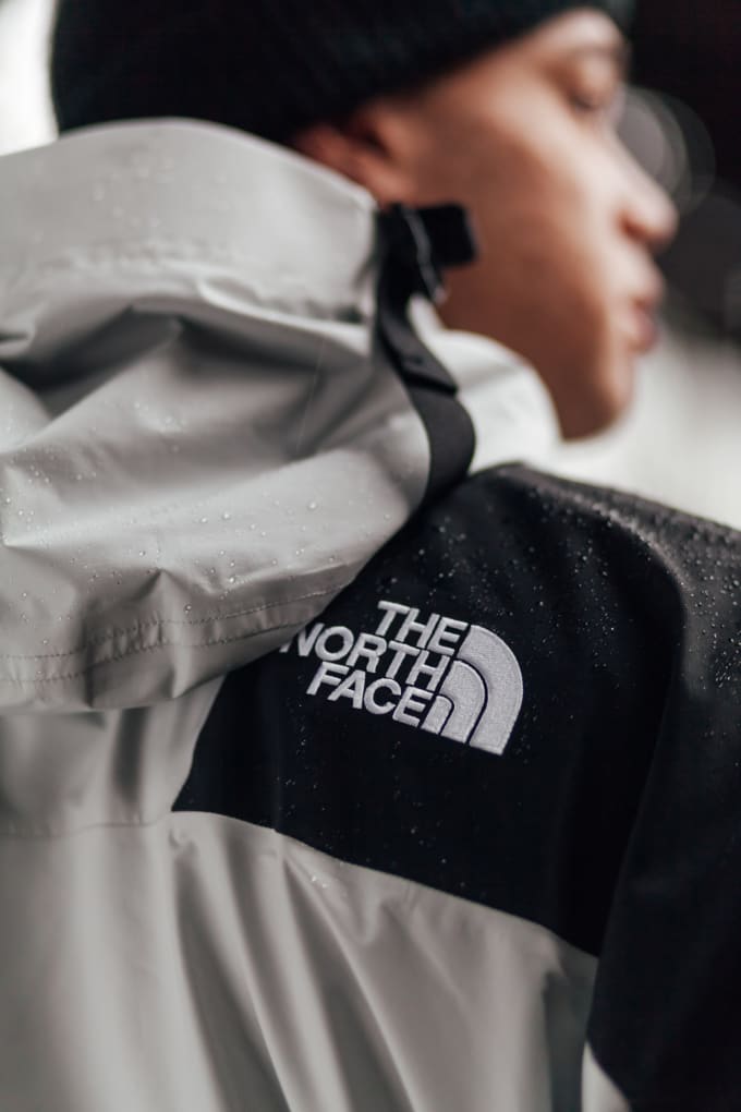 the north face 1994 retro mountain light gtx jacket in grey