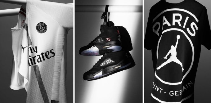 Jordan Brand and Paris SaintGermain Unveil a Groundbreaking Debut