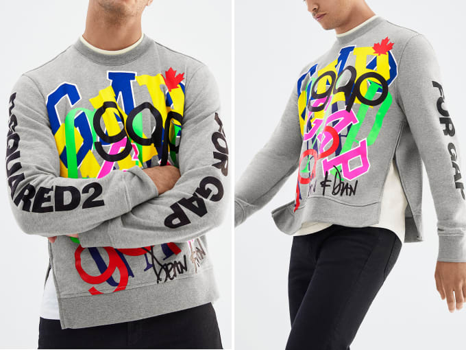 dsquared gap sweatshirt