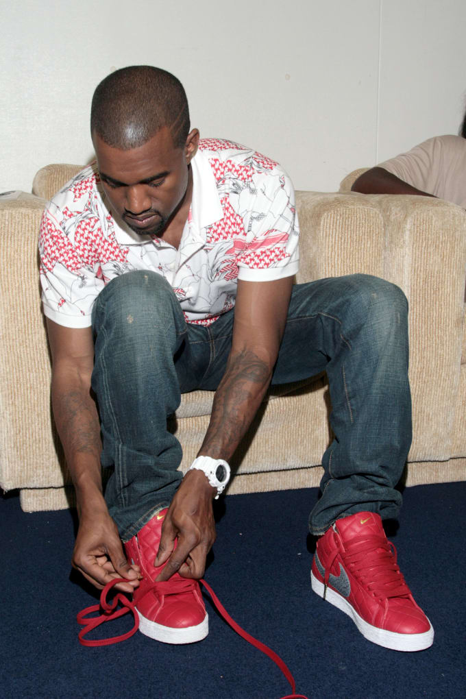 kanye supreme blazer