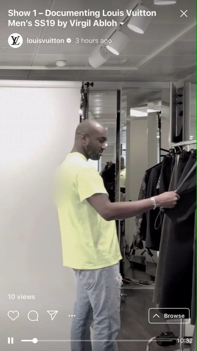 Watch the Making of Virgil Abloh&#39;s Debut Louis Vuitton Collection on IGTV | Complex