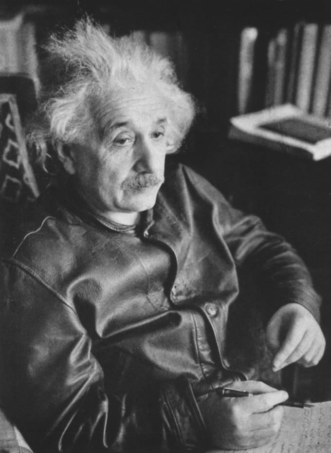 Albert einstein leather jacket levis clearance