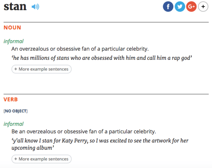 Eminem Helped Get the Word 'Stan' Into the Oxford English Dictionary Complex
