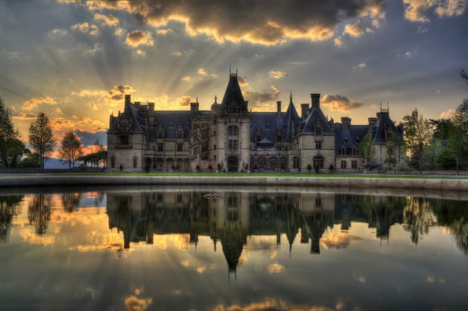 This is a photo of the Biltmore Mansion.