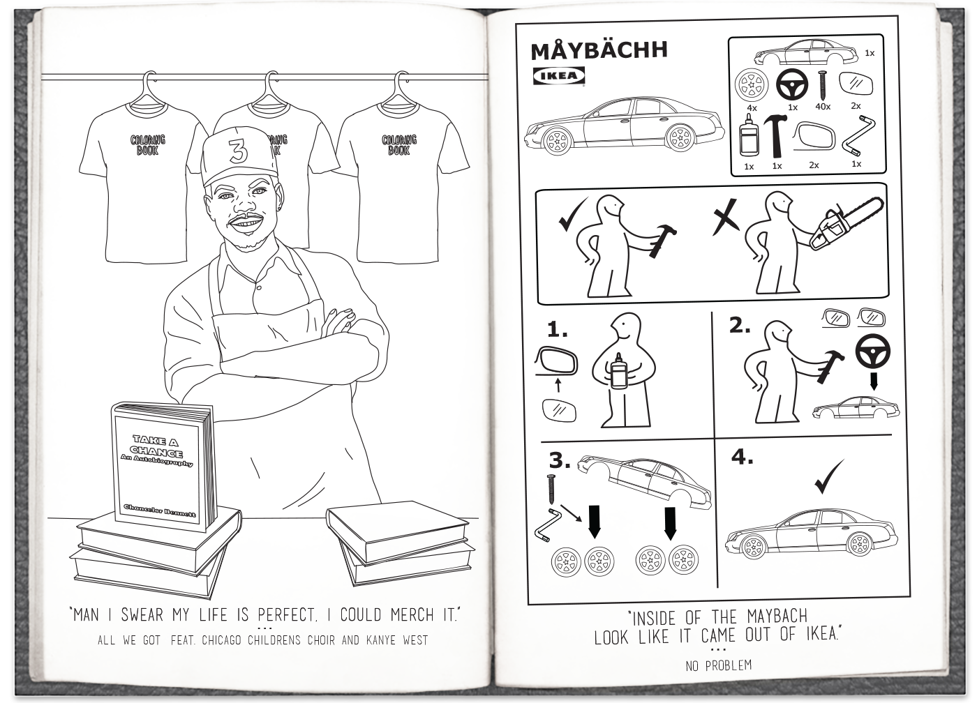 Download Chance The Rapper S Coloring Book Lyrics Are Now A Coloring Book Complex