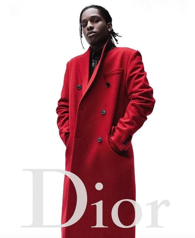 A model wears a creation by designer Kris Van Assche for Dior Homme Mens  SpringSummer