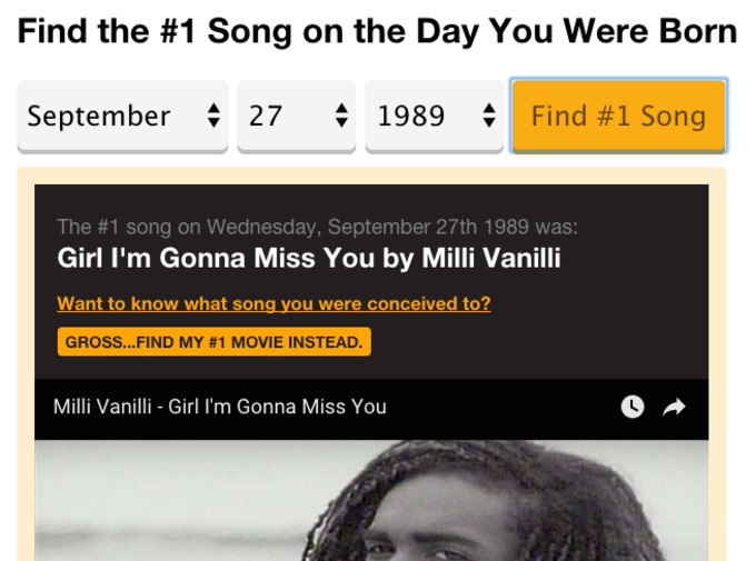 Find The No. 1 Song From The Day You Were Born | Complex
