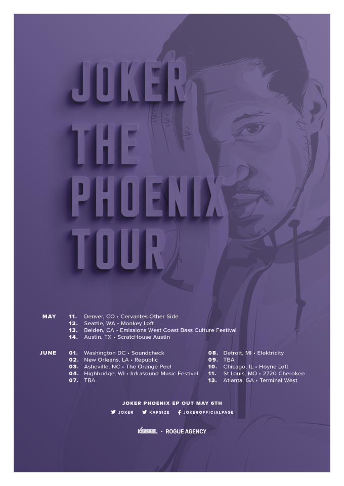 Joker Phoenix Tour poster