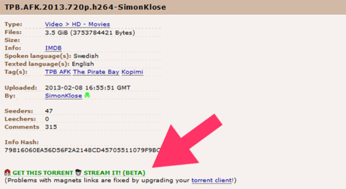 the pirate bay torrent client