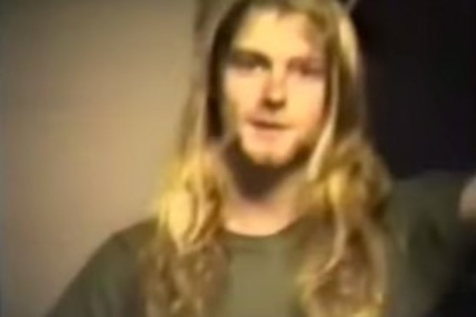  Kurt Cobain with Long Hair 