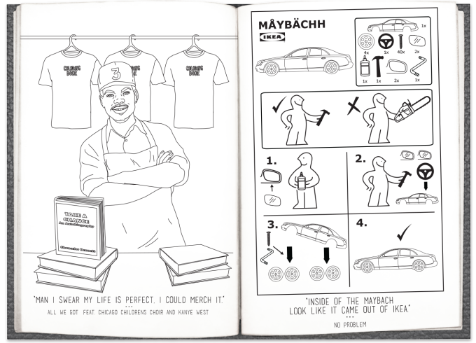 Chance The Rapper S Coloring Book Lyrics Are Now A Coloring Book Complex