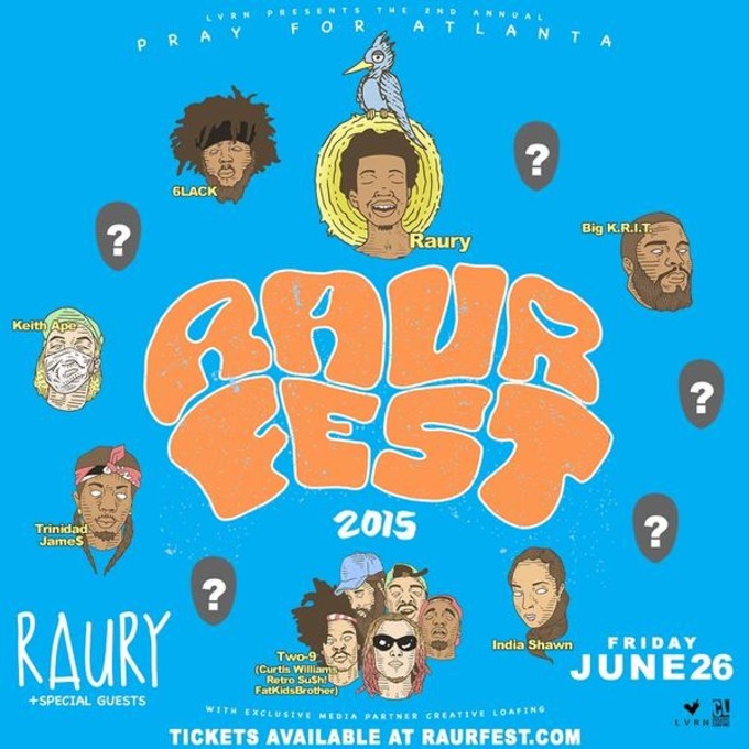 Raury & LVRN Announce Second Annual Raurfest Complex